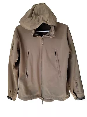 Condor Summit Soft Shell Jacket Coyote Tan Beige Mens 2XL Hood Fleece Lined • $25