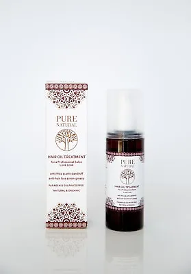 £12.99 • Buy Pure Natural Hair Oil Serum Calms Frizz And Provides All Vital Nutrients