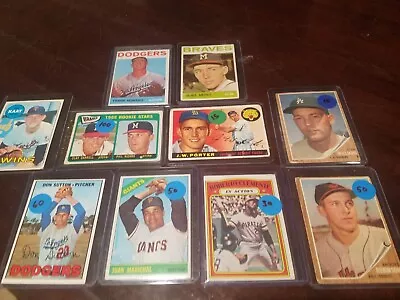 Vintage 1960’s Baseball Card Lot  • $50