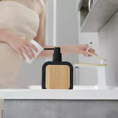 390ml Soap Dispenser Refillable Manual For Hand Soap Bath Cream Washing Soap • £10.19