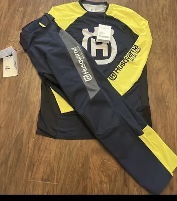 NWT 2021 Husqvarna Motocross Jersey And Pants Gear Combo Size Medium • $135
