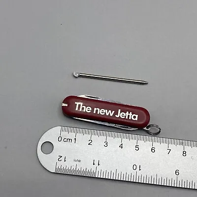 Victorinox Signature Original Swiss Army Knife W/ The New Jetta Logo - Red • $19.95