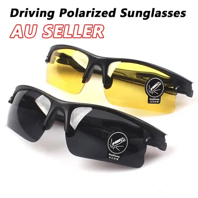 $10.39 • Buy Mens Driving Polarized Sunglasses Outdoor Riding Fishing Night Vision Glasses AU