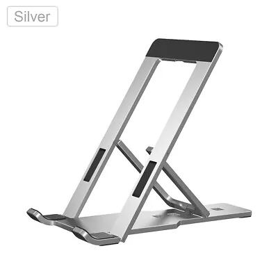 Portable Metal Desktop Tablet Stand Holder Laptop Riser For MacBook/Phone/iPad • £7.98