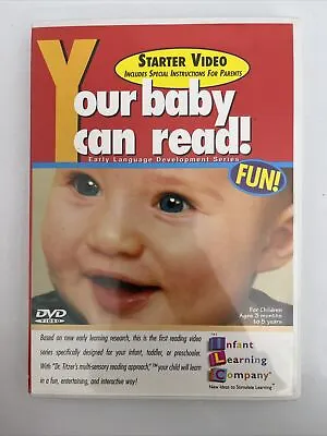 Your Baby Can Read - Starter Video (DVD) Infant Learning. All Regions • £8