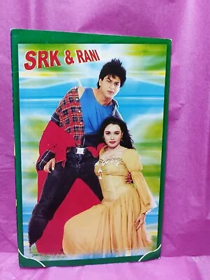 Bollywood Actors: Shahrukh Khan Rani Mukerji Rare Postcard Post Cards • $15
