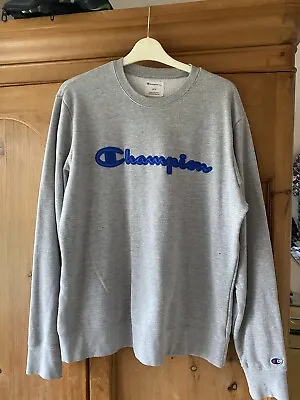 Medium Champion Grey Jumper Sweatshirt  • £9