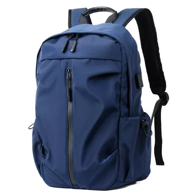 Anti-theft Unisex Laptop Oxford  Backpack Travel School Bag + USB Charging Port  • $29.95