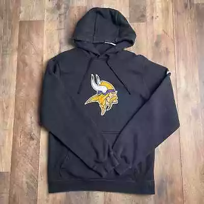 Minnesota Vikings Hoodie Men's Small Black Nike Athletic Training Fitness 2263 • $24.99