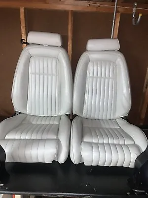 1987-1993 Ford Mustang GT Convertible White Leather Seats • $1200