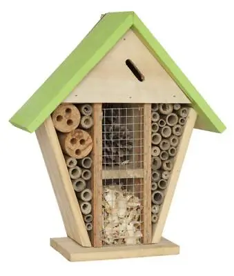 Insect Wooden Hotel House Nest Home Bee Keeping Bug Garden Ladybird Box 24-20 • £9.99