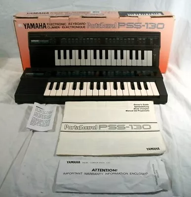 Yamaha PortaSound PSS-130 Digital 32-Key Electronic Keyboard  In Original Box • $30