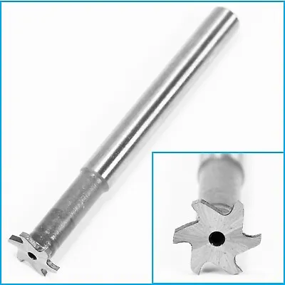 10mm X 1mm HSS 6 Flute T-Slot Milling Cutter Mill End Metalworking Drilling Tool • £13.58