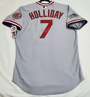 Authentic MAJESTIC 44 LG. MATT HOLLIDAY  ST LOUIS CARDINALS TBTC ON FIELD Jersey • $243.14