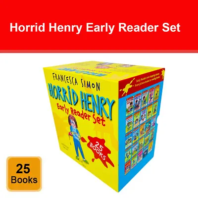 Horrid Henry Early Reader Set 25 Books Collection Box Set By Francesca Simon NEW • £29.90