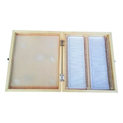 Microscope Slides Wooden Box Storage Case Glass Slice Holder 25PCS 50PCS 100PC • $10.34