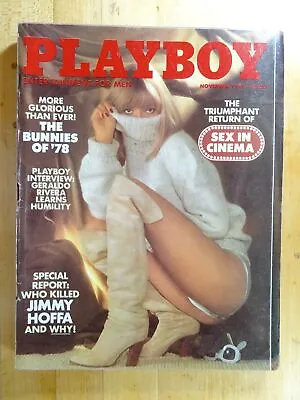 Original Playboy Magazine November 1978 Sex In Cinema Monique St. Pierre • $1.99