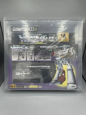 Transformers 2001 G1 Reissue Megatron 16-S Special  AFA 9.0 • $1500