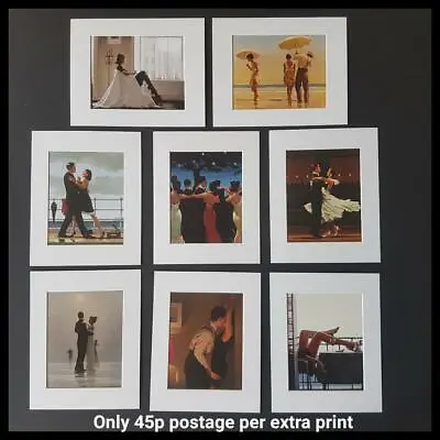£3.79 • Buy Jack Vettriano Mounted Art Prints 10  X 8  Choose From 60 Designs WHITE MOUNT