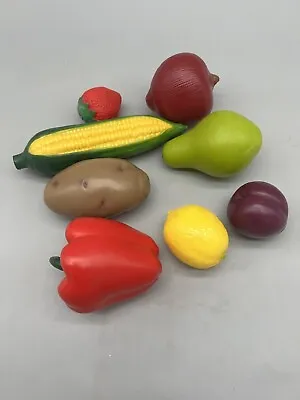 Melissa & Doug Toy Food Vegetables Fruit Realistic Lot 8 Pc Kids Play Food • $12