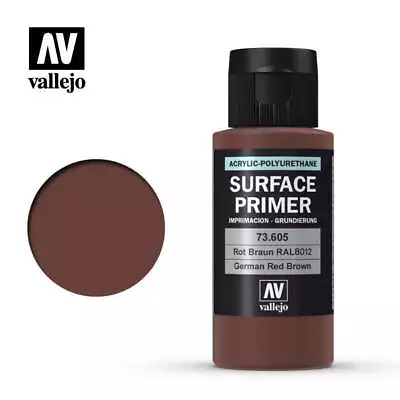 Vallejo Surface Primer 73.605 German Red Brown 60ml • $7.19