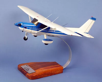 Cessna 152 Aerobat Desk Top Display Private Wood Model Plane 1/22 AV Airplane • £280.29