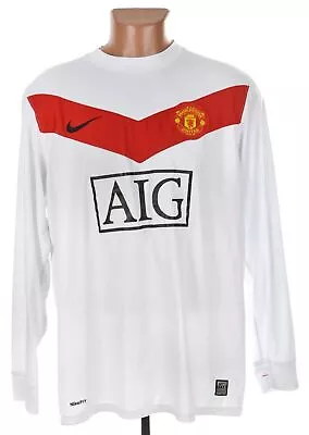 Manchester United 2009/2010 Goalkeeper Football Shirt Jersey Nike Size L Adult • $126.37