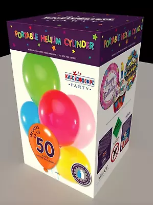 £44.99 • Buy Kaleidoscope Disposable Helium Canister For 50 9  Balloons Party Event Supplies