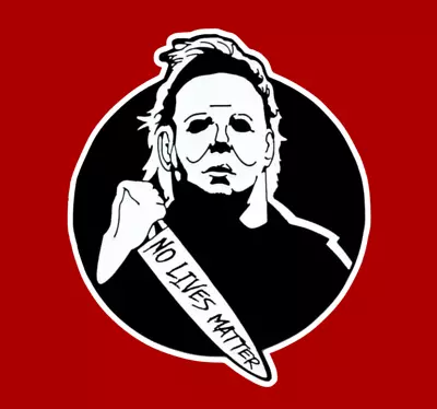 Michael Myers Halloween Horror Black & White - Die Cut Sticker Waterproof • $2.99