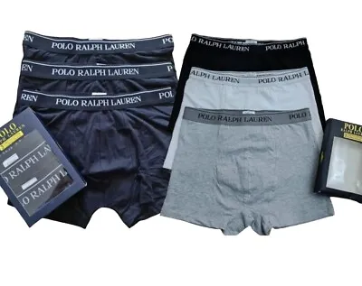 Polo Ralph Lauren Men's Boxer Brand New Set Of 3 Colours Available (SML & XL) • £18.99