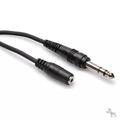 Hosa MHE-325 25 Ft Headphone Extension Cable 1/4  TRS Male To 1/8  Female NEW • $13.95