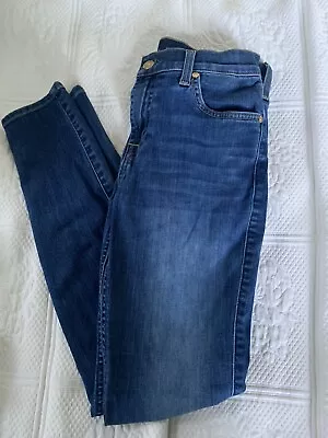 7 For All Mankind Gwenevere Skinny Denim Women Jeans Size 29 • $22.99