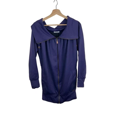 $39.99 • Buy Rosa Cha Purple Zip Up Jacket Small Sporty Work Out Yoga