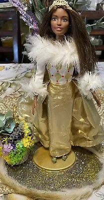 OOAK Beautiful Mardi Gras Celebration Doll. • $27