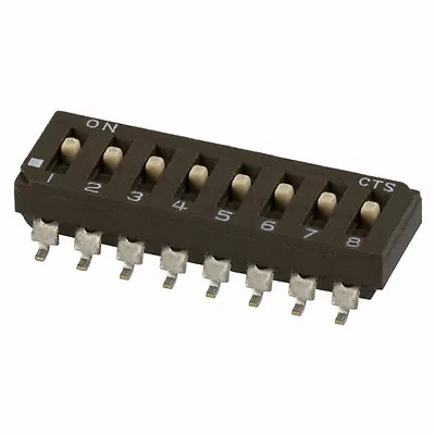 DIP Switch 8 Pos Surface Mount SMT CTS 219-8LPST (Lot Of 10) • $15.15