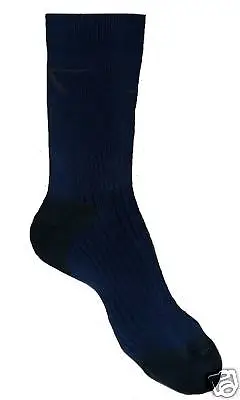 GENTS COOLMAX LINER SOCKS 1 Pair Mens 2 - 5 Navy Blue Walking Hiking Trek Boots • £4.95