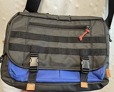 Fossil Sportsman Laptop/tablet Messenger Brief Bag Blue/black • $36
