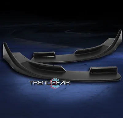 Front Bumper Lip Splitter Black A5 A8 S6 Tt Quattro Beetle Golf Gti Jetta Passat • $39.95