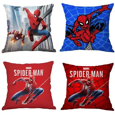 Marvel Avengers Spiderman Pillow Case Cushion Cover Sofa Office Decor 45*45cm • £5.49