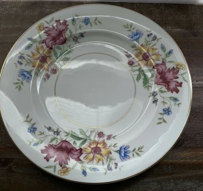 $6.80 • Buy Eschenbach Germany US-Zone BARONET China Lorna Dinner Plate 10  Floral Pink 