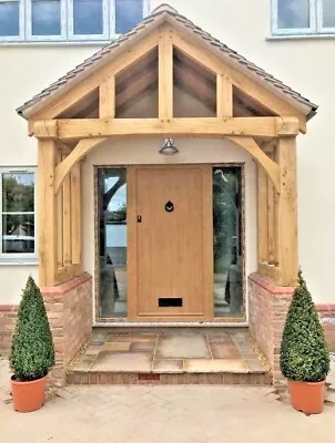 Oak Porch  THE BROADWAY   Semi Built Form MADE TO MEASURE By Hand In UK - Porch • £2256.25