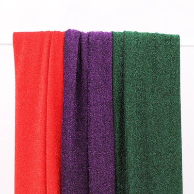 £6.98 • Buy All Over Lurex Sparkling Stretch Single Knit Jersey Spandex Party Dress Fabric