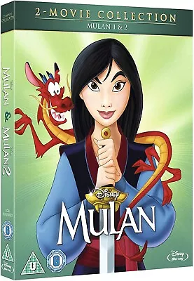 Mulan 1 &2 Disney Boxset Brand New & Sealed Blu Ray W • £4.45