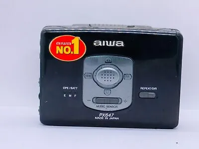 Aiwa PX 647 Walkman Cassette Player No Battery To Test Untested • $103.30