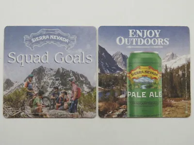 Beer Coaster ~ SIERRA NEVADA Brewing Pale Ale ~ Squad Goals Biking Outdoors • $13.40