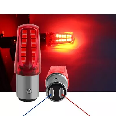 Enhance Safety With 1157 LED Brake Strobe And Turn Signal Light For Motorcycles • $10.89