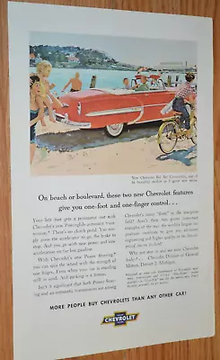 $12.99 • Buy ★1953 Chevy Bel Air Convertible Original Vintage Advertisement Print Ad 53