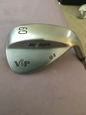 Mint Forged MacGregor Golf VIP Lob Wedge 60° 8° Bounce Steel Wedge Flex 35.25” • $40