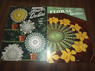 Floral Doilies Crochet Patterns Daffodil Pansy Bluebell Daisy Wild Rose Vintage • $6.99