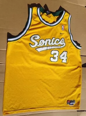 Vintage NBA Sonics Ray Allen Jersey Number 34 Size 3XL  XXXL • $29